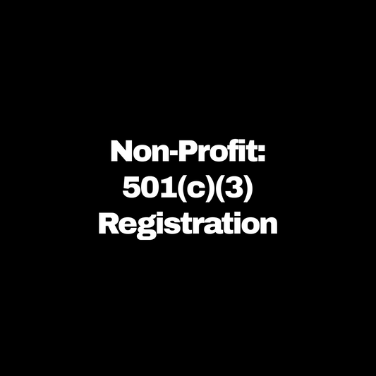 Non-Profit: 501(c)(3) Registration Services (Form 1023/EZ)